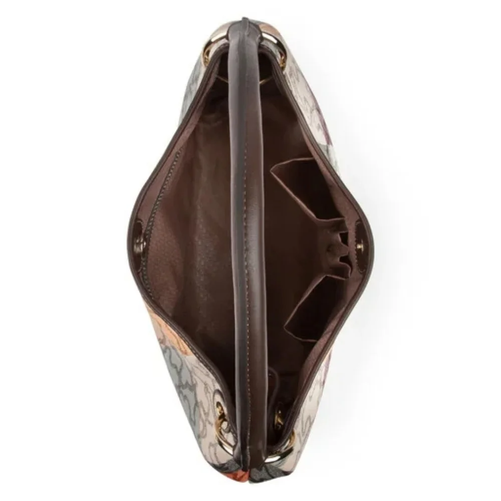 TOUS Kaos Cuadrados Orange Brown Colored One Shoulder Bag - Picture 16 of 17